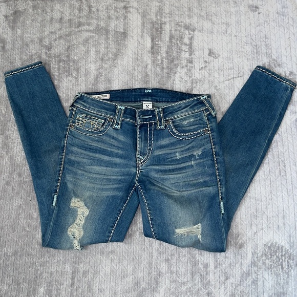 True Religion Casey low rise super skinny jeans - Picture 3 of 7